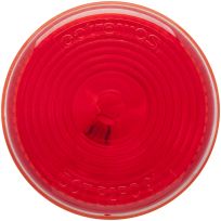 Optronics 2 IN Red Grommet Mount Marker / Clearance Light; PC Rated, MC53RS
