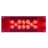 Optronics 18-LED Red Combination Tail Light for Marine Trailer Application; Passenger Side, STL16RS