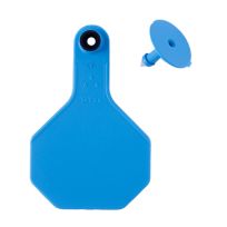 Y-Tex 3 Star 2-piece Blank Livestock Ear Tags, 25-Pack, 7709000, Blue