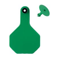 Y-Tex 3 Star 2-piece Blank Livestock Ear Tags, 25-Pack, 7711000, Green