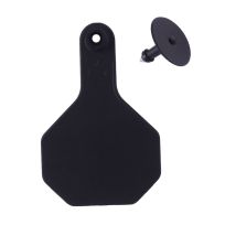 Y-Tex 3 Star 2-piece Blank Livestock Ear Tags, 25-Pack, 7715000, Black