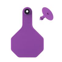 Y-Tex 3 Star 2-piece Blank Livestock Ear Tags, 25-Pack, 7717000, Purple