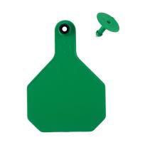 Y-Tex 4 Star 2-piece Blank Livestock Ear Tags, 25-Pack, 7911000, Green