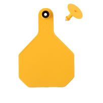 Y-Tex 4 Star 2-piece Blank Livestock Ear Tags, 25-Pack, 7913000, Yellow
