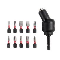 Milwaukee Tool SHOCKWAVE 30° Knuckle Set,  11-Piece, 48-32-2301