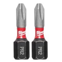 Milwaukee Tool SHOCKWAVE Impact Bit PHR2, 2-Pack, 48-32-4444, 1 IN