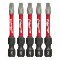 Milwaukee Tool SHOCKWAVE Power Bit SQ2, 5-Pack, 48-32-4606, 2 IN