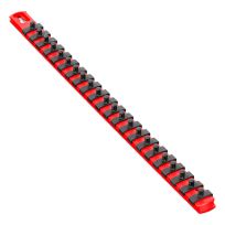 Ernst 18 Socket Organizer And 15 Twist Lock Clips, 1/4 IN, 8400