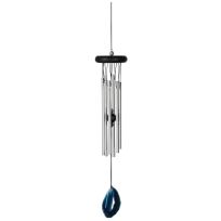 Woodstock Chimes Woodstock Agate Chime - Small, Blue, WAGBL
