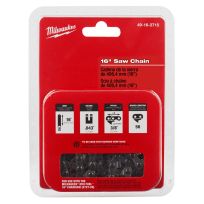 Milwaukee Tool Saw Chain, 49-16-2715, 16 IN
