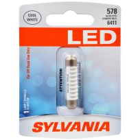 Sylvania 578 LED Mini Bulb, Cool White, 578SL.BP