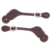 WEAVER EQUINE™ Working Cowboy Spur Straps, 30-0190, Golden Chestnut