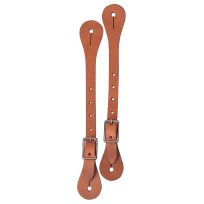 WEAVER EQUINE™ Single-Ply Spur Straps, 30-0699, Russet, Average