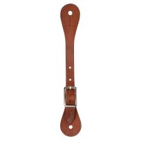 WEAVER EQUINE™ Single-Ply Ladies' Brown Latigo Leather Spur Straps, 30-1058, Brown