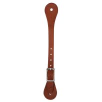 WEAVER EQUINE™ Single-Ply Brown Latigo Leather Spur Straps, 30-1059, Brown, Average