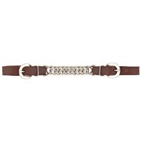 WEAVER EQUINE™ Working Cowboy Single Link Chain Curb Strap, 30-1281, Golden Chestnut