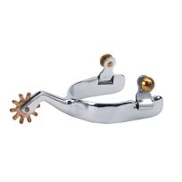 WEAVER EQUINE™ Men's Cutting Spurs with Plain Band, 25513-52-01