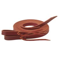 WEAVER EQUINE™ Latigo Split Reins with Water Tie Ends, CD-1655, Burgundy, 5/8 IN x 7 FT