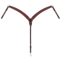 WEAVER EQUINE™ Working Tack Contoured Breast Collar, 40-1075, Golden Chestnut