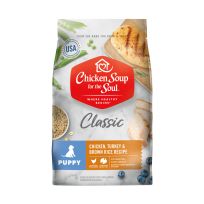 Chicken Soup For The Soul Dry Puppy Food Chicken, Turkey & Brown Rice Recipe, 9012346, 4.5 LB Bag