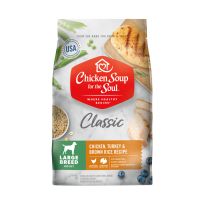 Chicken Soup For The Soul Adult Dry Dog Food Chicken, Turkey & Brown Rice Recipe, 441-210-15, 28 LB Bag