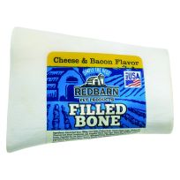 Redbarn Filled Dog Bones Natural Long-Lasting Dental Treats Small Cheese N' Bacon, RBN40304, 3.5 OZ