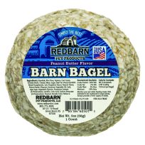 Redbarn Peanut Butter Filled Barn Bagel Premium Dog Treat, RBN99072, 2 OZ