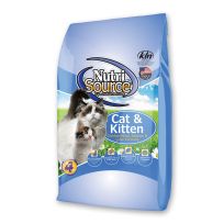 Nutri Source Salmon and Liver Formula Dry Cat & Kitten Food, 009-290-03, 6.6 LB Bag