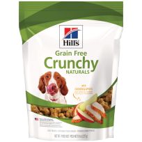 Hill's Grain Free Crunchy Naturals with Chicken & Apples Dog Treats, 3032, 8 OZ Bag