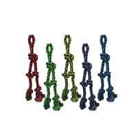 Multipet Nuts for Knot Rope Tug with 2 Danglers, Assorted, (Style May Vary), 29522