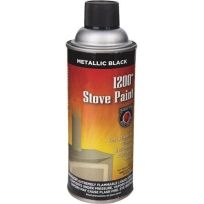 Meeco Mfg Metallic Black Spray Paint, 409