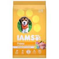 IAMS Smart Puppy Dry Dog Food with Real Chicken, 10171559, 15 LB Bag