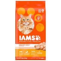 IAMS Adult Healthy Dry Cat Food with Chicken Cat Kibble, 10178072, 3.5 LB Bag