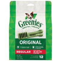 Greenies™ Original Natural Dental Care Dog Treats for Regular Dogs, 10197563, 12 OZ Bag