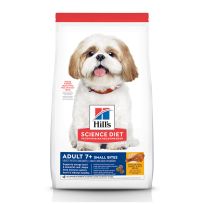 Hill's Science Diet Senior 7+ Small Bites Chicken Meal, Barley & Rice Recipe Dry Dog Food, 2043, 33 LB Bag