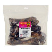 Jones Natural Chews Pork Femur 4-Pack, 01196, 24 OZ