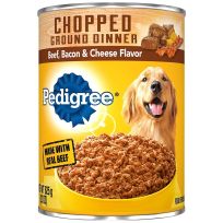 Pedigree® Chopped Ground Dinner Wet Dog Food, 474-041-15, 22 OZ Can
