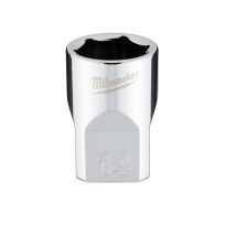 Milwaukee Tool 6-Point 3/8 IN Drive Socket, 45-34-9084, 14 mm