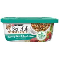 PURINA® Beneful® Dog Food Prepared Meals Savory Rice & Lamb Stew, 10 OZ Tub