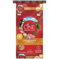 PURINA® ONE® SMARTBLEND® Chicken & Rice Formula Dog Food, 40 LB Bag