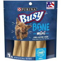 PURINA® Busy® Bone Mini Long-Lasting Chew, 4-Pack, 6.5 OZ