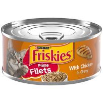 PURINA® Friskies® Prime Filets Wtth Chicken In Gravy Cat Food, 5.5 OZ Can