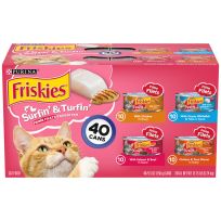PURINA® Friskies® Surfin' & Turfin' Prime Filets Favorites Cat Food, 40-Pack, 5.5 OZ Can
