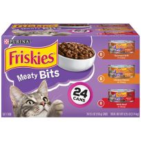 PURINA® Friskies® Meaty Bits Cat Food, 24-Pack, 5.5 OZ Can