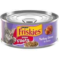 PURINA® Friskies® Prime Filets Turkey Dinner In Gravy Cat Food, 5.5 OZ Can