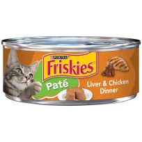 PURINA® Friskies® Pate Liver & Chicken Dinner Cat Food, 5.5 OZ Can