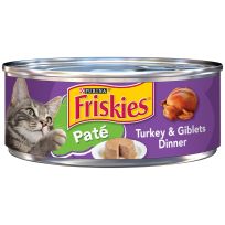 PURINA® Friskies® Pate Turkey & Giblets Dinner Cat Food, 5.5 OZ Can