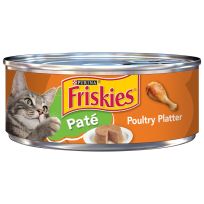 PURINA® Friskies® Pate Poultry Platter Cat Food, 5.5 OZ Can