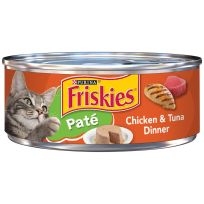 PURINA® Friskies® Pate Chicken & Tuna Dinner Cat Food, 5.5 OZ Can