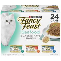 PURINA® Fancy Feast® Seafood Classic Pate Collection Cat Food, 24-Pack, 3 OZ Can